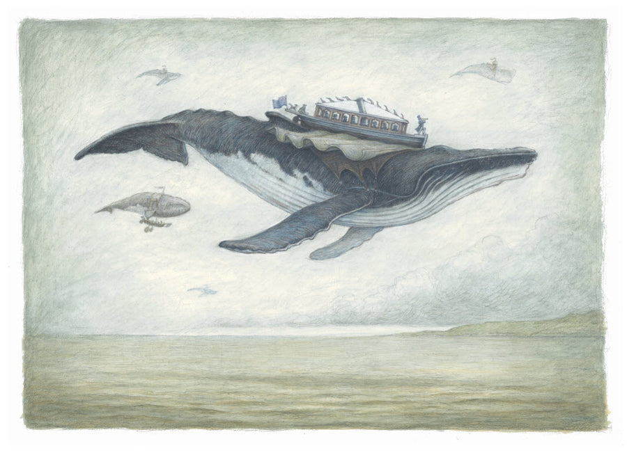 Flying whales - 4 designs