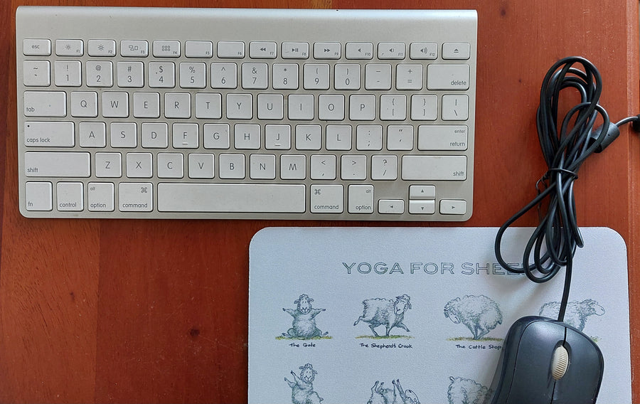 Computer mousepads - Toroa / Albatross & Yoga for Sheep