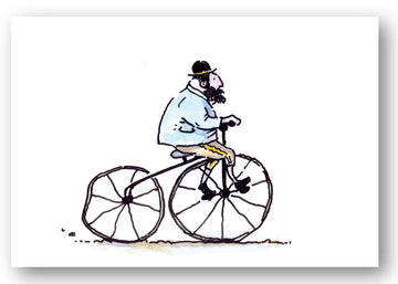 Canvas Print - Bike Man