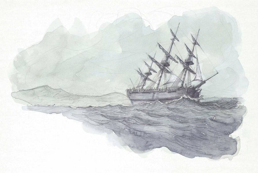 Giclée prints - 5 Endeavour Ship designs