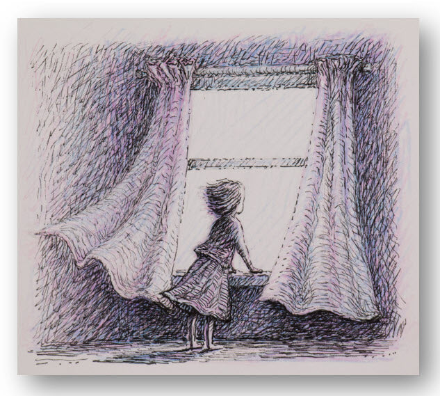 Beautiful & Haunting - 6 Cards (square)