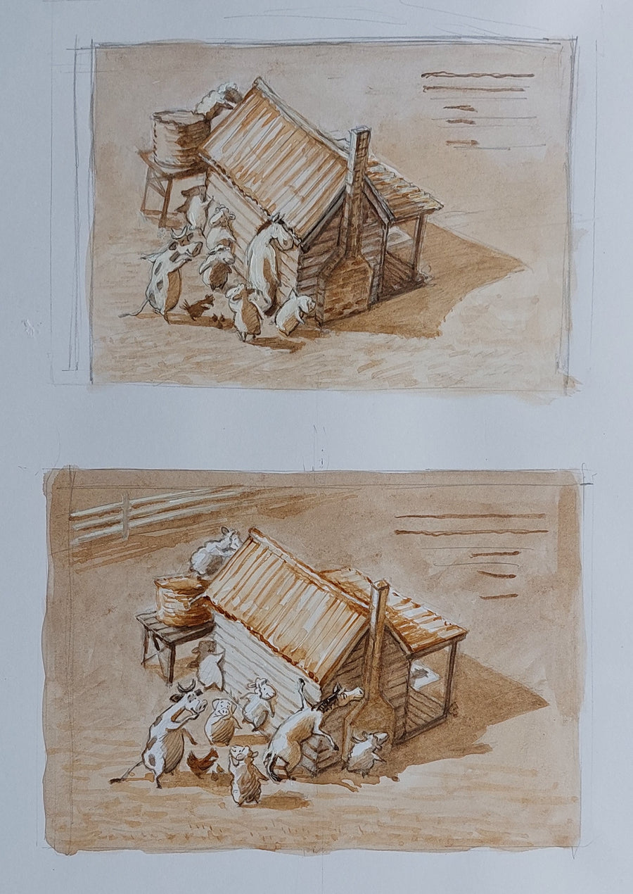 McPhee Hide 'n Seek - original art