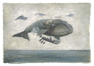 Flying Whales - Set of 3 prints